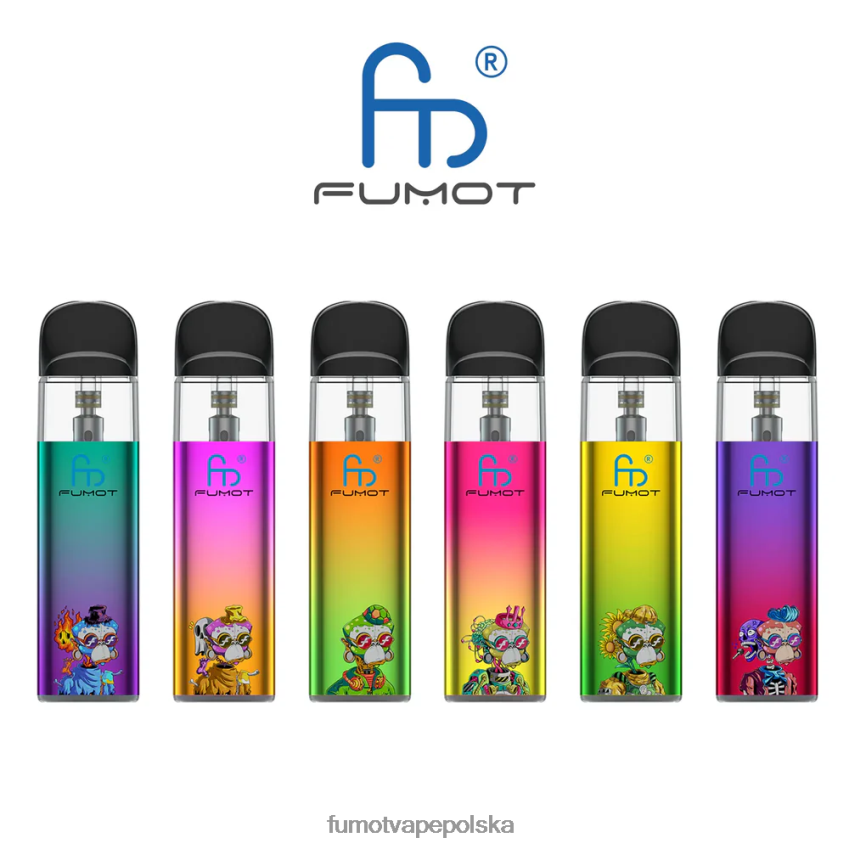 Fumot Dazzle Lite Zestaw pustego vape zgodny z tpd (1 szt.) - Fumot Vape Polska 2ZVZ60551 zielono-fioletowy