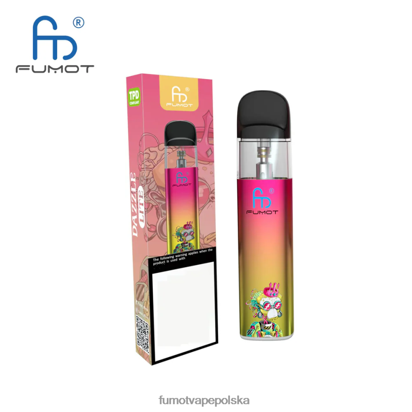 Fumot Dazzle Lite Zestaw pustego vape zgodny z tpd (1 szt.) - Fumot Vape Polska 2ZVZ60551 zielono-fioletowy