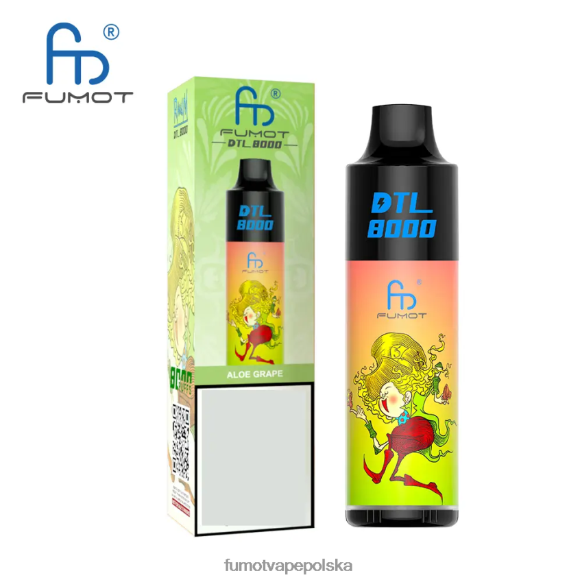 Fumot DTL 8000 jednorazowy długopis do waporyzacji - 16ml (1 szt.) - Fumot Tech 2ZVZ60419 kiwi gujawa