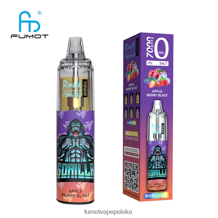 Fumot Tornado 0% 7000 14ml jednorazowy długopis (1 szt.) - Fumot Vape Online Shop 2ZVZ60530 różowy wybuch