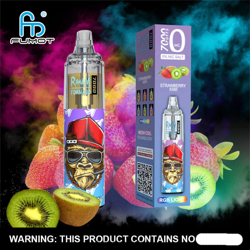 Fumot Tornado 0% 7000 14ml jednorazowy długopis (1 szt.) - Fumot Vape Online Shop 2ZVZ60530 różowy wybuch