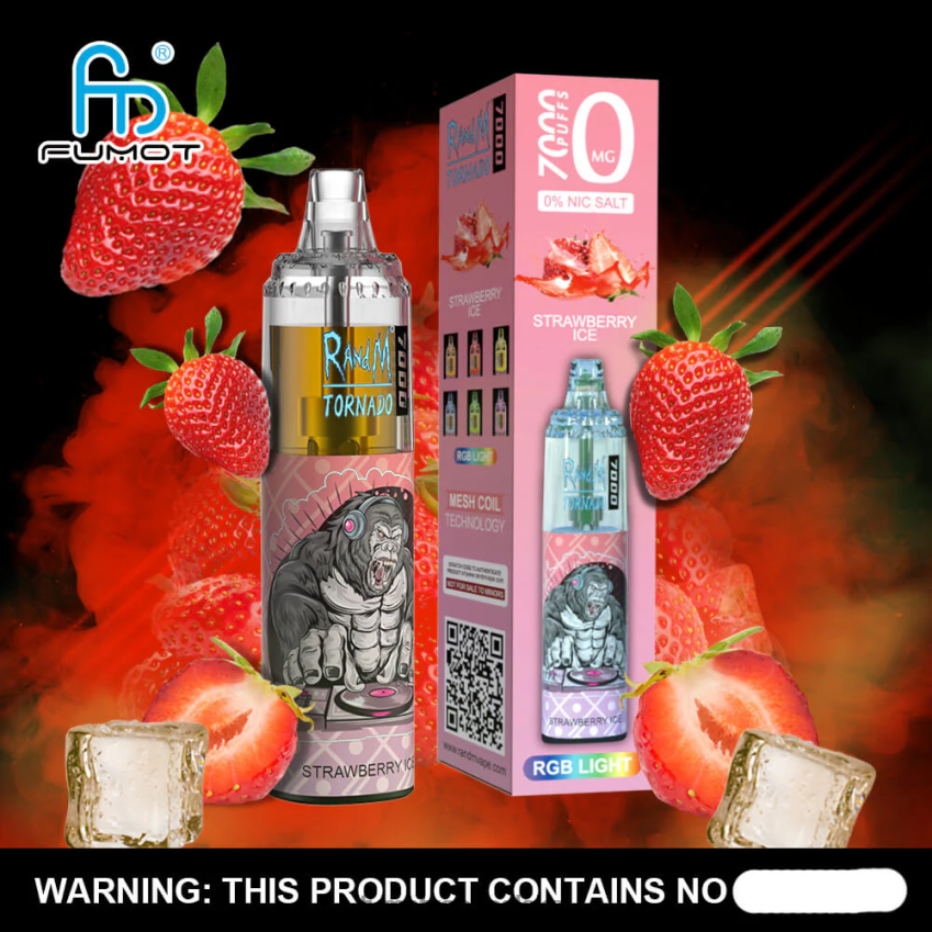 Fumot Tornado 0% 7000 14ml jednorazowy długopis (1 szt.) - Fumot Vape Online Shop 2ZVZ60530 różowy wybuch