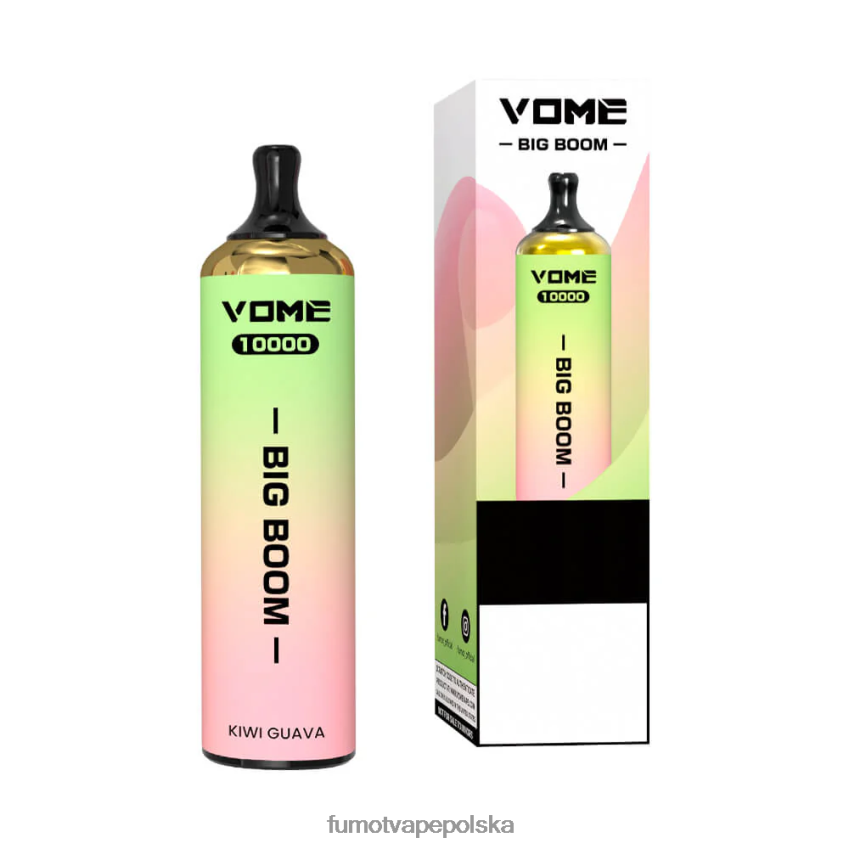 Fumot Vome Big Boom jednorazowy długopis vape 10000 - 20ml (1 szt.) - Fumot Cena 2ZVZ60443 kiwi gujawa