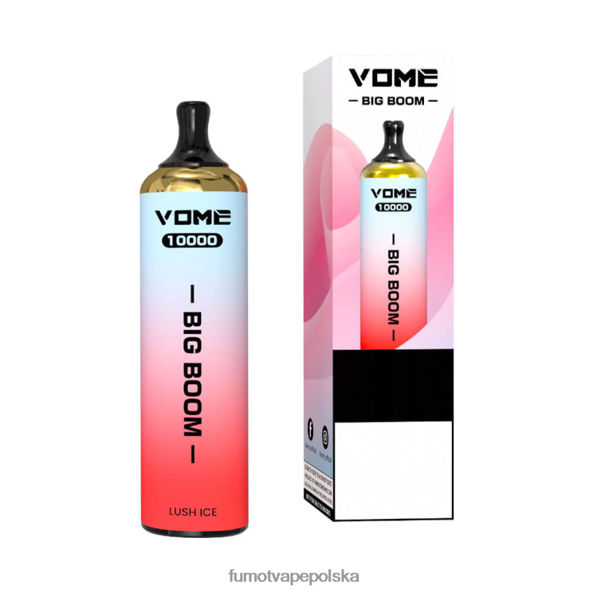 Fumot Vome Big Boom jednorazowy długopis vape 10000 - 20ml (1 szt.) - Fumot Papieros 2ZVZ60446 lód arbuzowo-truskawkowy