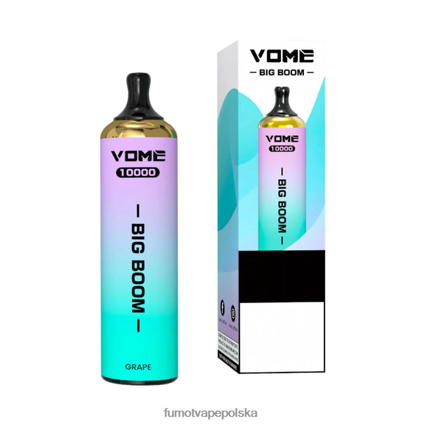 Fumot Vome Big Boom jednorazowy długopis vape 10000 - 20ml (1 szt.) - Fumot Papieros 2ZVZ60446 lód arbuzowo-truskawkowy