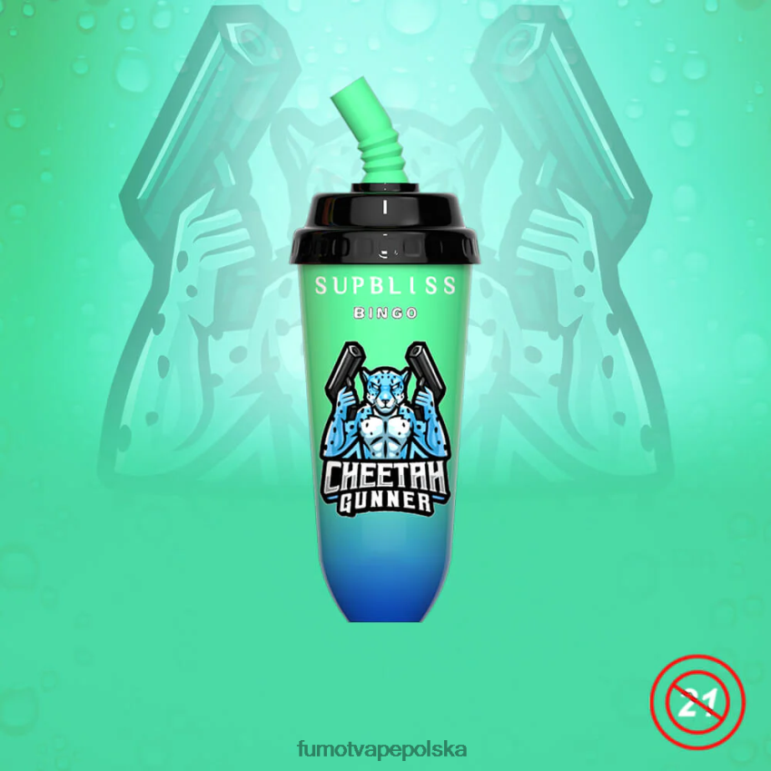 Fumot Supbliss Bingo Jednorazowe urządzenie do waporyzacji 16 ml 8000 (1 sztuka) - Fumot Vape Online Shop 2ZVZ60410 kiwi truskawkowe