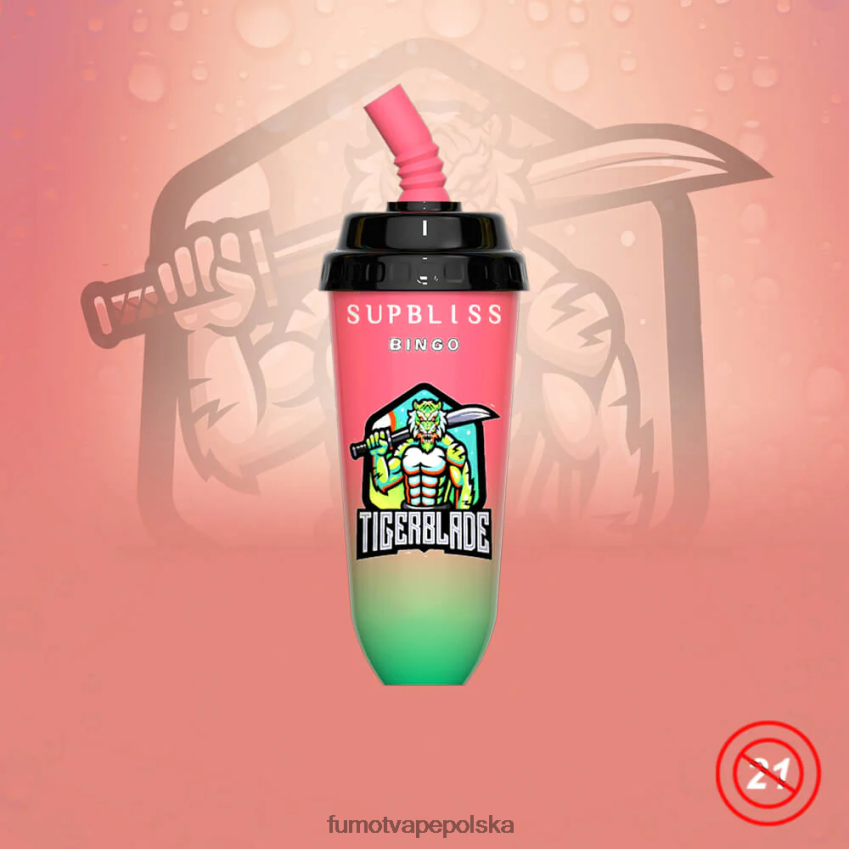 Fumot Supbliss Bingo Jednorazowe urządzenie do waporyzacji 16 ml 8000 (1 sztuka) - Fumot Vape Online Shop 2ZVZ60410 kiwi truskawkowe