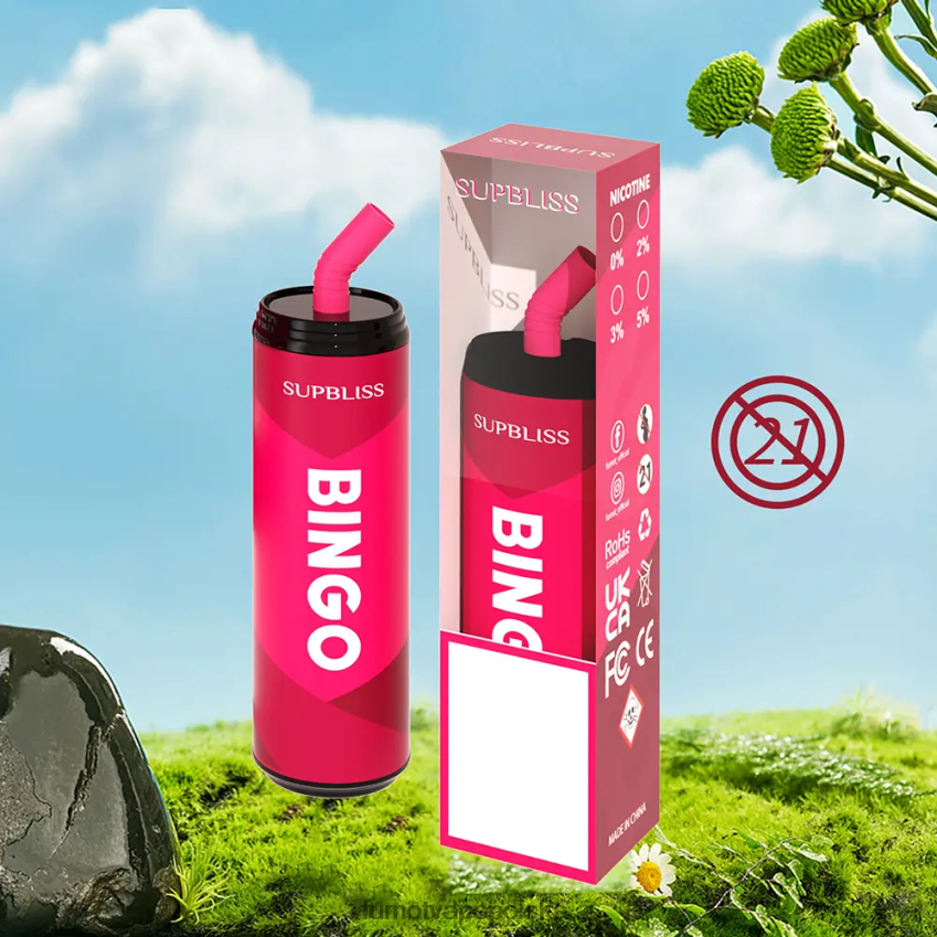 Fumot Supbliss Bingo Jednorazowy długopis vape 9000 (1 szt.) - 18ml - Fumot Opinie 2ZVZ60474 lody truskawkowe