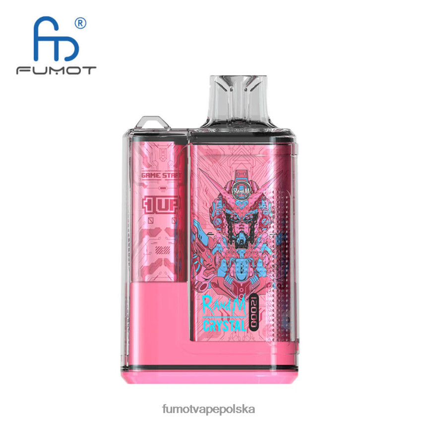 Fumot Crystal 1 sztuka - 12000 jednorazowych pudełek na vape 20ml - Fumot Cena 2ZVZ60273 lód brzoskwiniowy