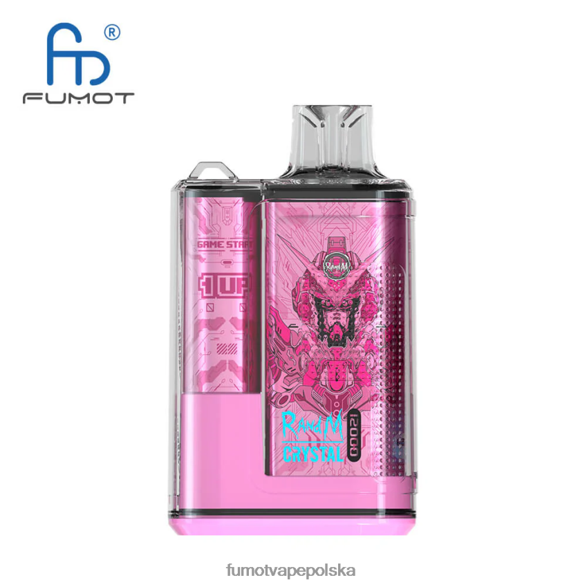 Fumot Crystal Jednorazowe pudełko na vape 12000 - 20ml (1 szt.) - Fumot Tech 2ZVZ60259 guma balonowa jagodowa