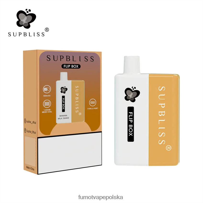 Fumot Supbliss Flip box 6000 wymienny zestaw do waporyzacji - 10ml (1 szt.) - Fumot Cena 2ZVZ60333 winogrono wiśniowe